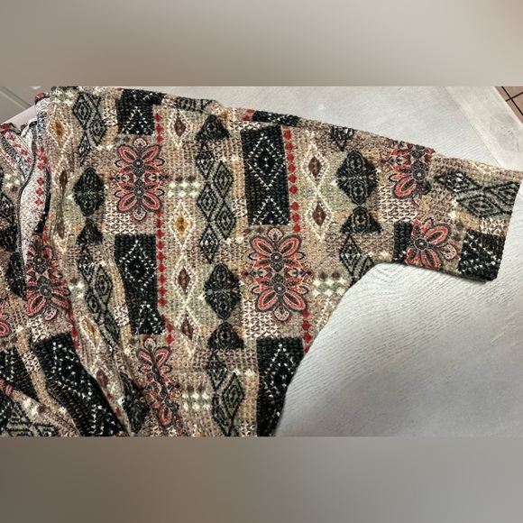 Adele‎ B Petite 1X Cardigan 3/4 Sleeve With Elbow Patches Women’s - Picture 3 of 10